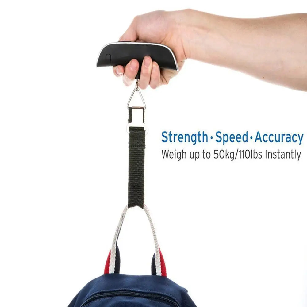 Digitale, tragbare Gepäckwaage 110 lb (50 kg) zum Aufhängen für Reisekoffer