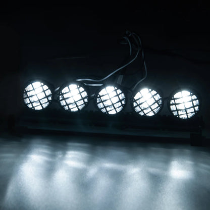 MIBIDAO 2/4LED RC Car Roof Light Round Lamp Spotlight For 1/10 Axial SCX10 II 90046 TRX4 Tamiya CC01 D90 D110