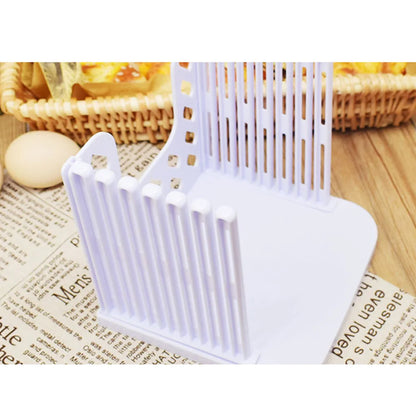 Toast Bread Slicer Stand Adjustable Plastic Bread Cutting Tools DIY Foldable Toast Loaf Slicing Machine Kitchen Bread Gadgets