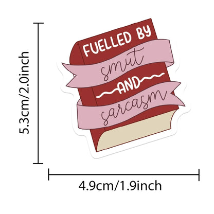 50PCS Smutty Dark Romance Bookish Spice Reader Girl Cartoon Booktok Sticker Aesthetic Car Kindle Ipad Phone Laptop Diary Sticker