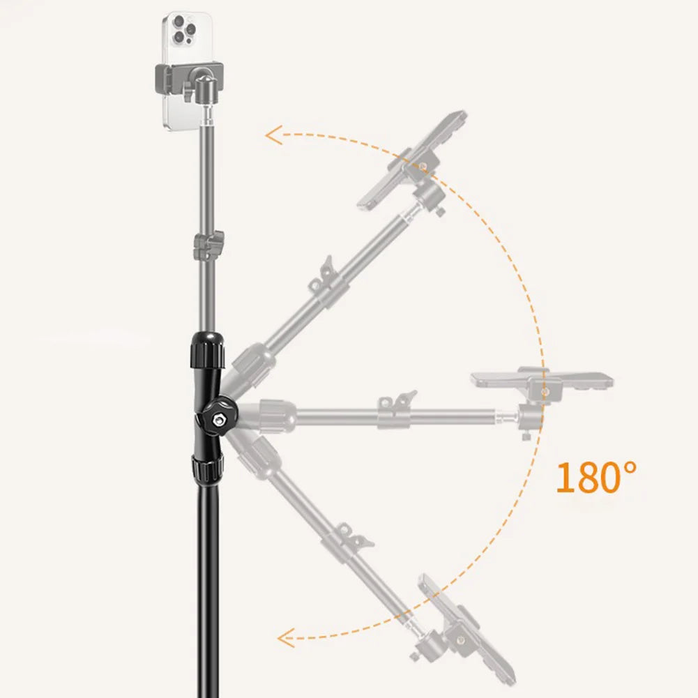 Phone Tripod Adjustable Cell Phone Tripod Stand for Filming Video Recording Live Stream