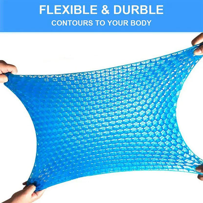 Gel Seat Cushion Double Thick Egg Gel Summer Cushion for Pressure Relief Breathable Chair Pad Car Seat Office Chair Soft Cushion