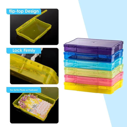 Jumbo Photo Storage Box 800 5X7 Picture Album Organizer Container Craft Case