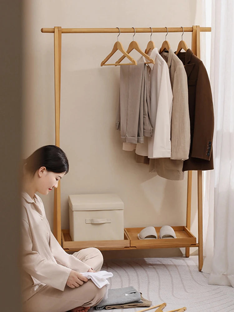 5PCS/10PCS/20PCS/30PCS Solid Wood Hangers Wooden Clothes Hangers Seamless Wood Clothes Hangers