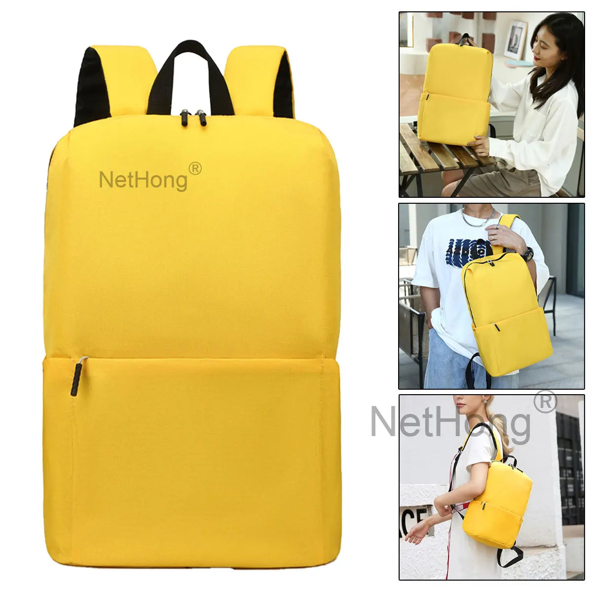 Colorful Student Laptop Backpack Unisex Lightweight Large Capacity Bag Option Dual-Shoulder Computer Bag