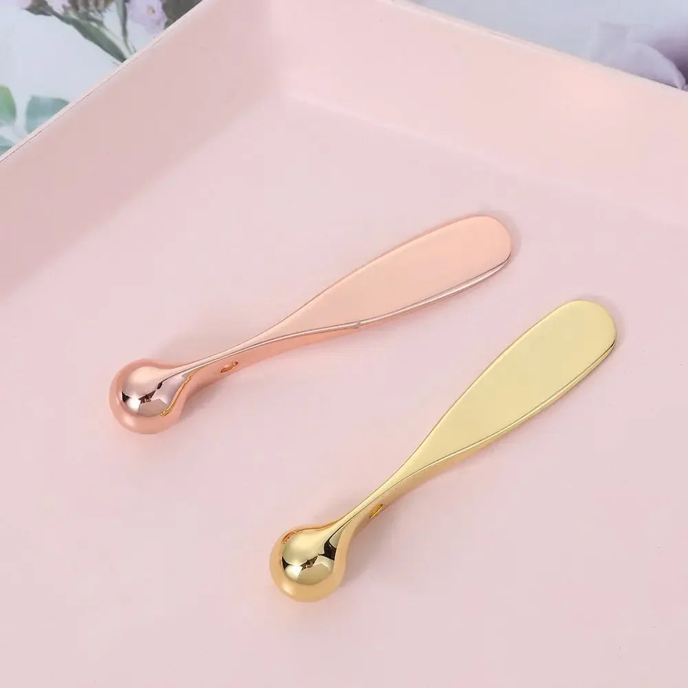Anti Wrinkle Eye Cream Applicator Mixing Spatulas Preminum Metal Face Mask Spoon Sticks Eye Cream Massage Sticks Beauty Scoop