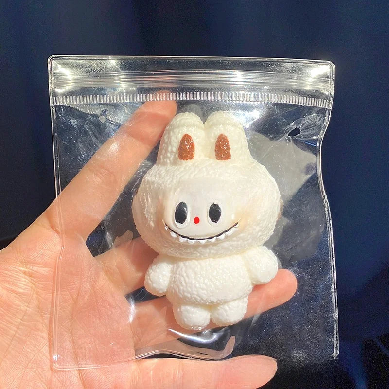 Taba Squshy Labbubu Blind Box Cute Squeeze Fidget Pendant Girl Gift Monster Office Party Games Slow Bounce Stress Relief Toys