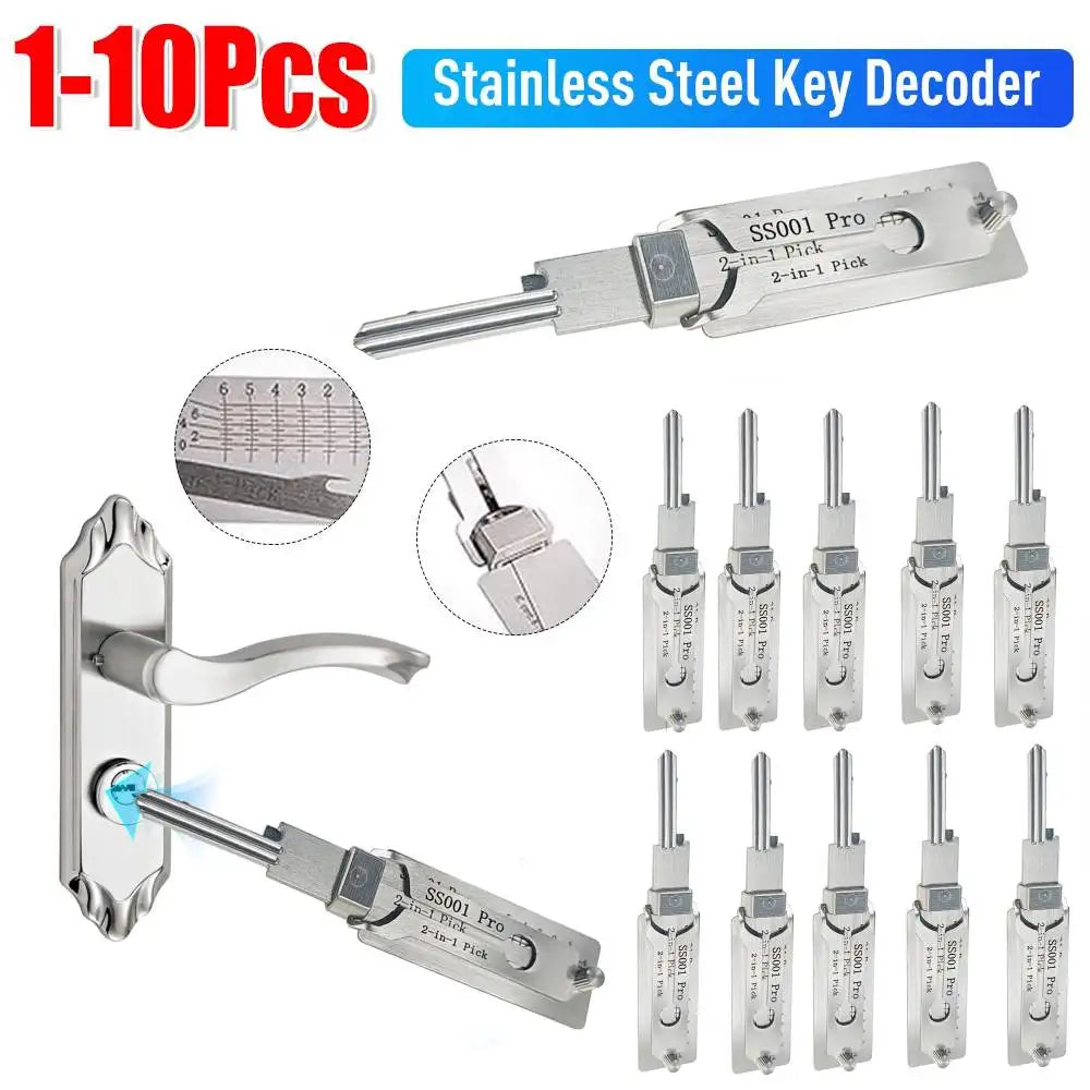 Lockpicking Lock Decoder ss001 pro O-ring Pickup Kit Pick Locksmith Tool Key Decoder Precision Hook Door Maintenance Repair Tool
