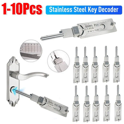 Lockpicking Lock Decoder ss001 pro O-ring Pickup Kit Pick Locksmith Tool Key Decoder Precision Hook Door Maintenance Repair Tool