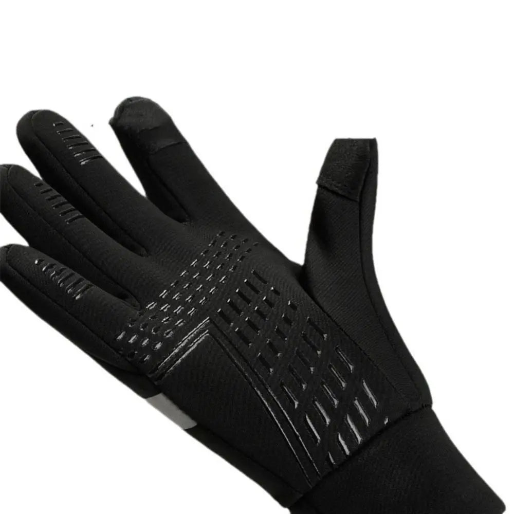 Kids Waterproof Cycling Gloves - Thermal Winter Sports Gloves with Touch Screen & Anti-Slip Grip