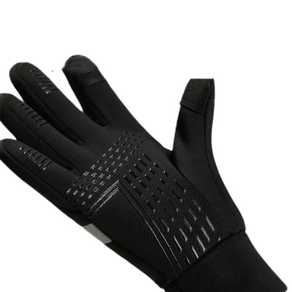 Kids Waterproof Cycling Gloves - Thermal Winter Sports Gloves with Touch Screen & Anti-Slip Grip