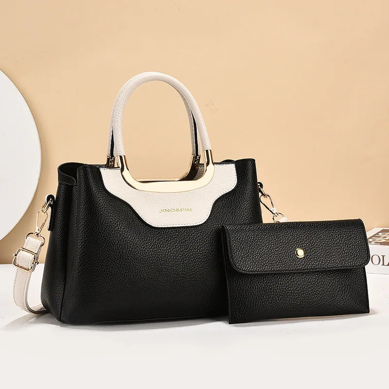 Luxury Designer Handbag 2025 - Women Leather Shoulder Bag Printed Monogram Crossbody