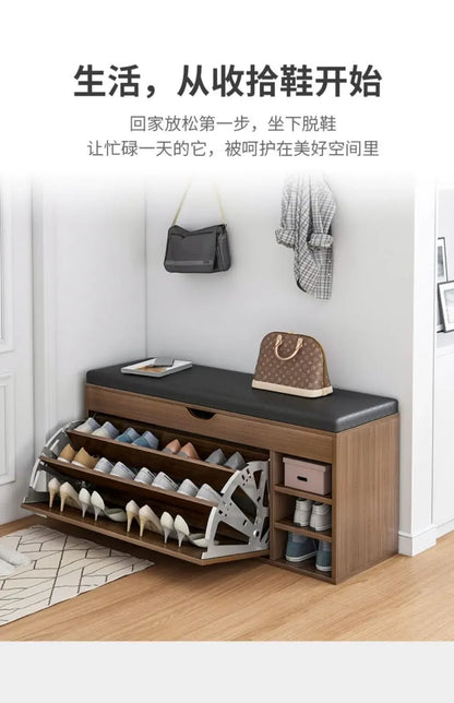 Modern Shoe Cabinets Storage Entrance Stool Entrance Hall Shoe Cabinets Bench White Living Room Home Furniture