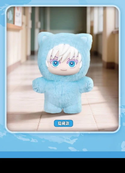Heißer Vorverkauf: Original Eaki Jujutsu Kaisen Staffel 2 Cat Park Party Gojo Satoru Blindbox Plüschpuppe Taschenanhänger Modellkollektion