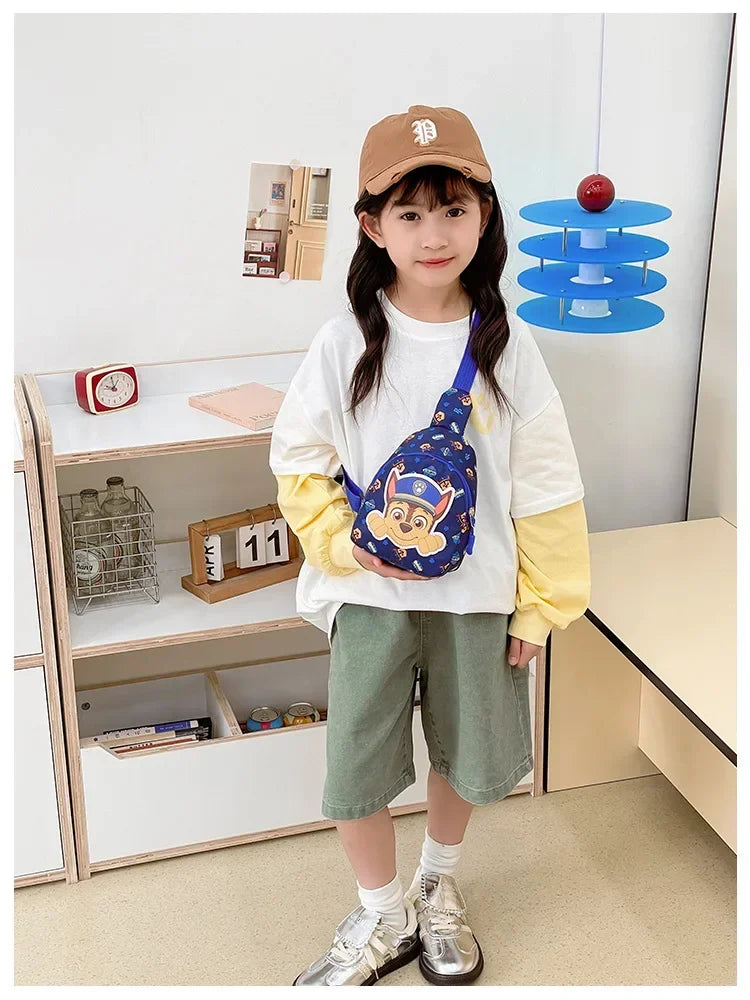 PAW Patrol New Kids Coin Wallet Cartoon Cute Boobs Bag 2025 Boys Girls Fashion Casual Crossbody Bag Gift