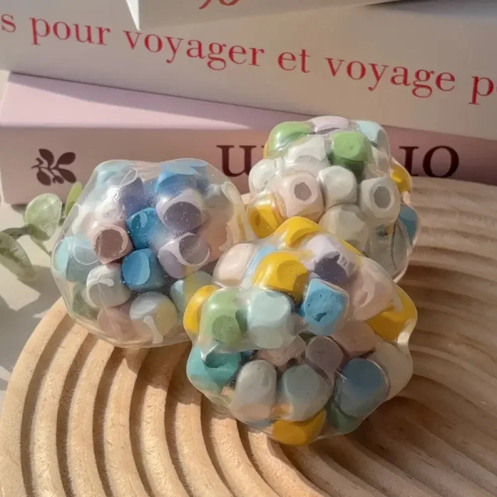 Squishy Dopamine Stress Ball Sensory Toys for Adults Kids, Anxiety Relief Fidget Toys, Squeeze Balls for ADHD Autism Focus