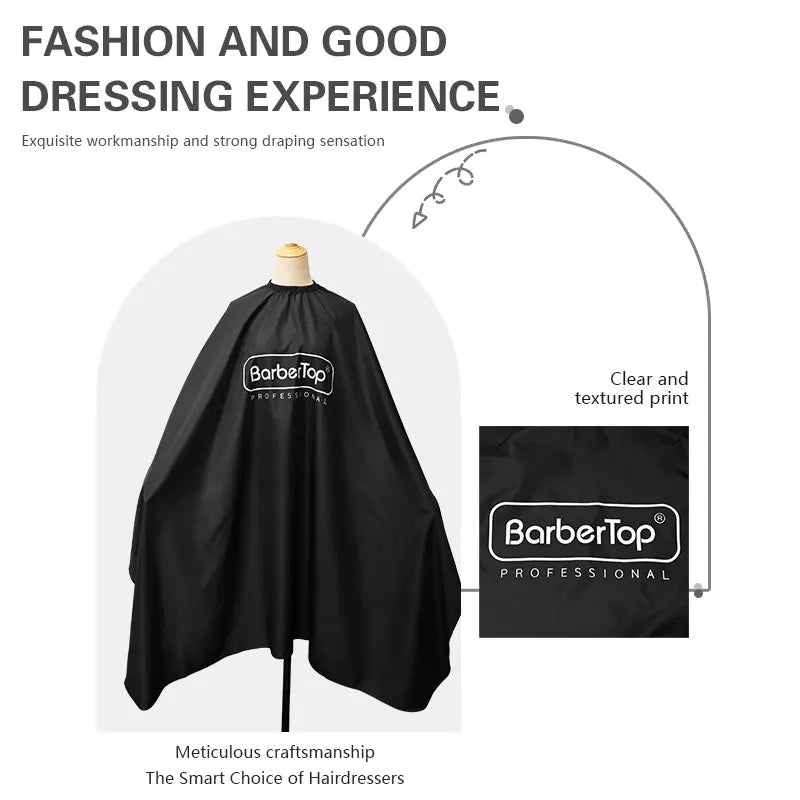 New Barber Haircutting Capes Retro  Waterproof Hairdresser Gown Professional Antistatic Hairstyling Cloth Salon Supplies Tool
