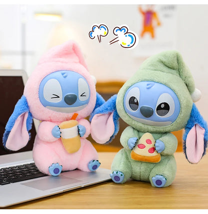 New Stitch Eat Some Thing Before Sleep Series Vinyl Blind Box Bag plush Pendant Cute Doll Mystery Box Toy Adult Birthday Gift