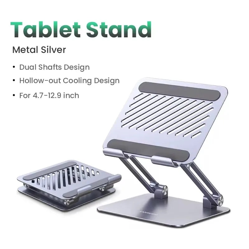 UGREEN Tablet Phone Stand For iPad Pro iPhone Xiaomi Tablet Support Aluminum iPad Holder Laptop Stand Phone Holder iPad Stand