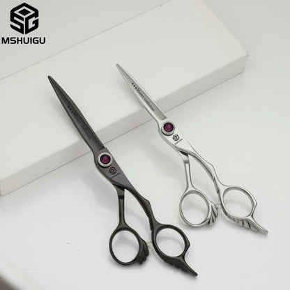 MSHUIGU professional barber Small size scissors 440C 5-5.5-6inch Multifunctional thinning shears Salon Tool Accessories