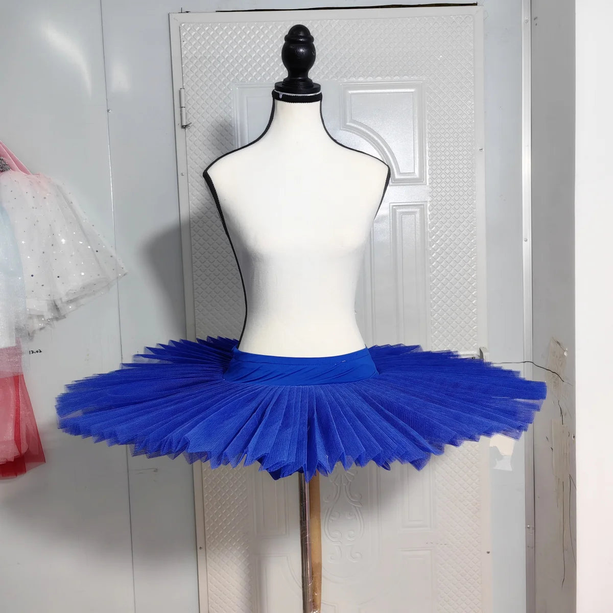 Professional Ballet Tutus Skirs For Adult Child Stiff Mesh Pancake Belly Dance Girls Practice Kids White Swan Lake