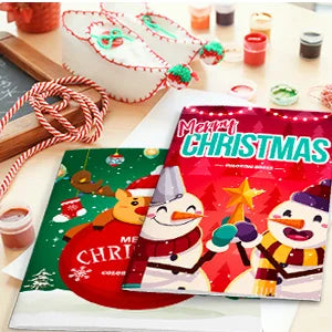 Christmas Coloring Book,24pcs Christmas Coloring Books Bulk/Xmas Activity Books Bulk & 12 Christmas Party Color Pencils for Kids