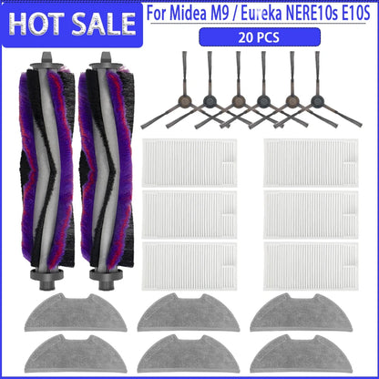 Main Side Brush HEPA Filter Mops Colth Dust Bag For Obode A8 Plus / ETA Aurum PRO 6241 Robotic Vacuum Cleaner Accessories