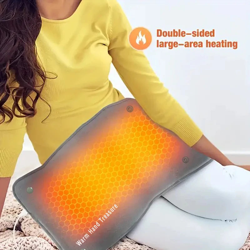 New Graphene Quick Heating Warming Pad with Adjustable Temperature and Timing USB Power Supply Office and Home Warming Handbags