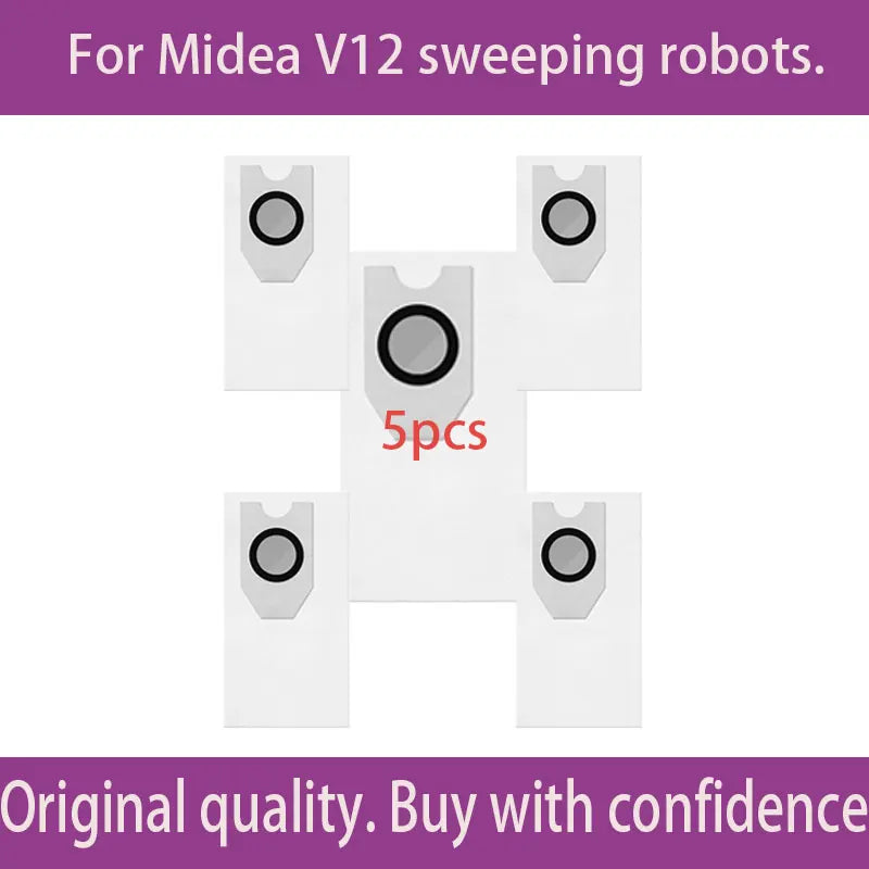 For Midea V12  Eureka J12 Ultra Robot VacuumThe consumables such as the main brush dust bag side brush cloth and filter screen