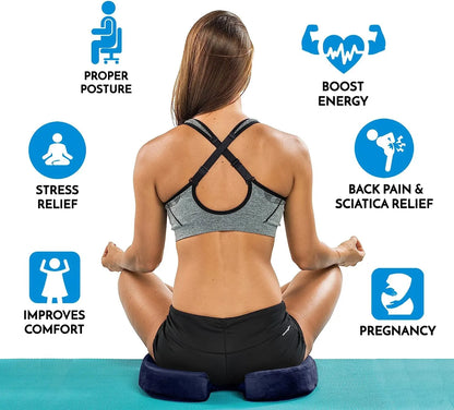 Gel Cushion Non-slip Gel and Memory Foam Coccyx Cushion Office Chair Cushion Car Cushion Sedentary Artifact