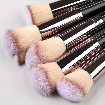 Complete Professional Makeup Brushes Set All in One Kit for Eyeshadow Eyeliner Face and Detailed Cosmetics Application Tools