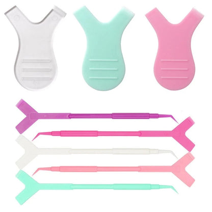 Eyelash Perming Pads Silicone Eyelashes Perm Curler Reusable Lash Lift Shield Pads lash Lifting rods and glue gel