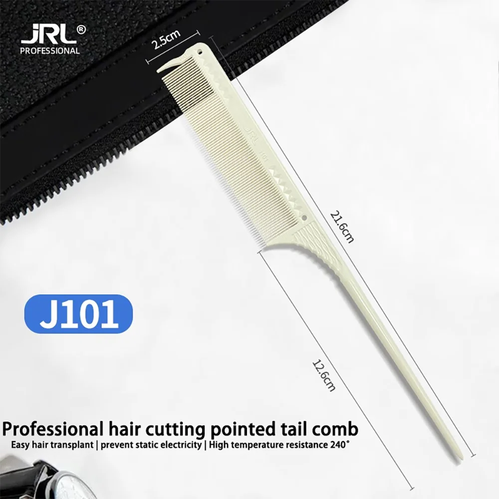 JRL Professional Barber Comb - Heat Resistant 240° Hairdressing Comb for Styling