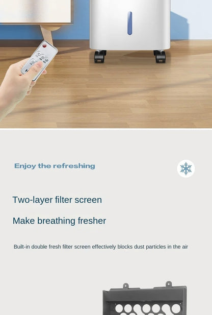 Haier Air Conditioner Fan Cooling Fan Humidification Refrigeration Bladeless Fan Household Air Conditioner Small Air Conditioner