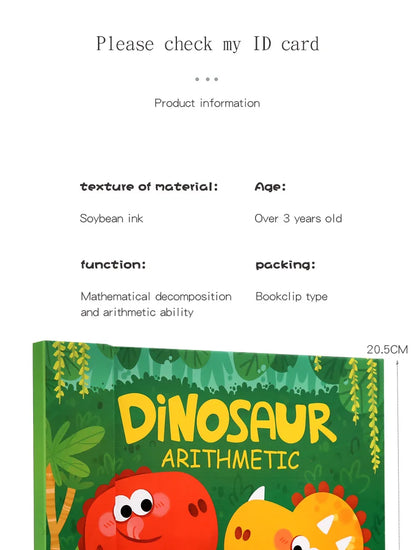 Kids Math Arithmetic Magnetic Stickers Digital Decomposition Arithmetic Montessori Games Baby Early Learning Education Toys