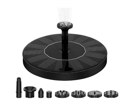 New Mini Solar Water Fountain Pool Pond Waterfall Fountain Garden Supplies Decoration Outdoor Solar Powered Fountain Bird Baths