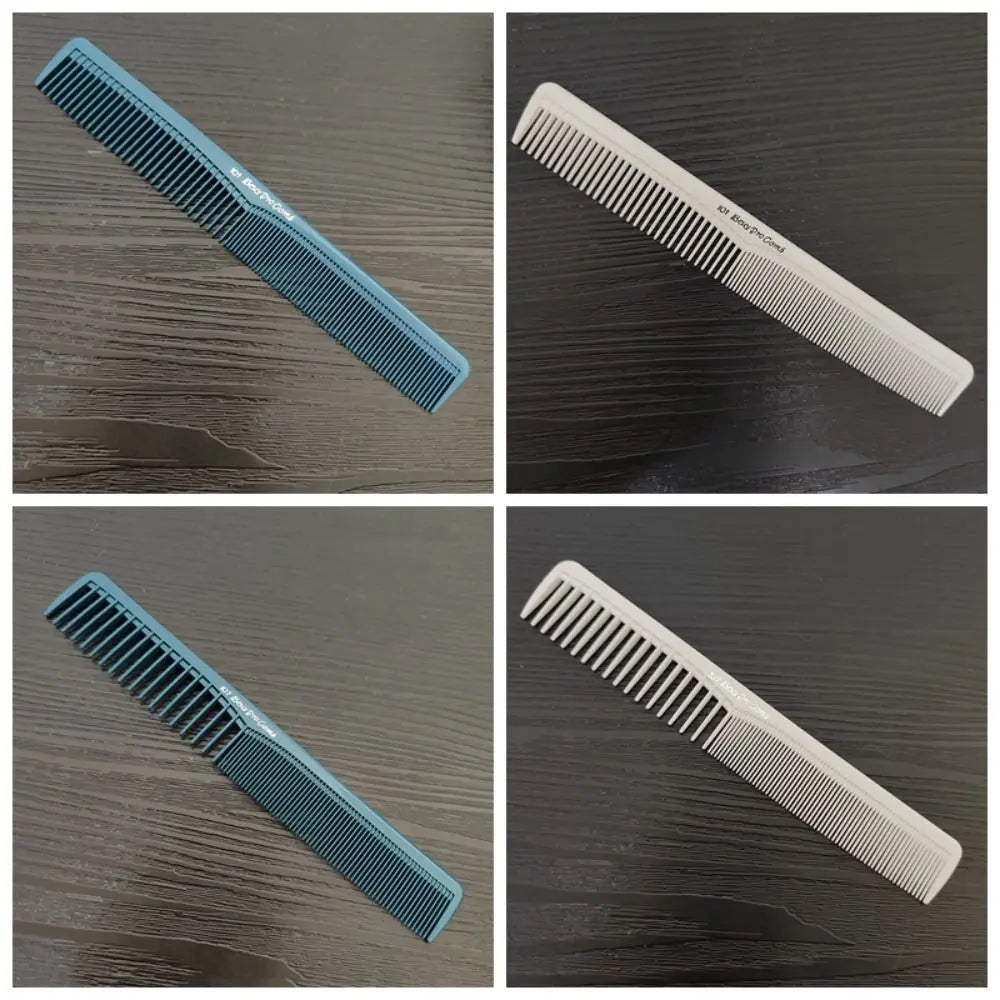Plastic Pro Hairdressing Combs Anti-Static White Hair Cutting Comb Durable Anti-slip Straight Hair Brushes Barber