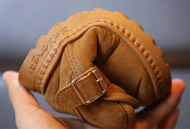 Kids Winter Slippers - Luxury Fur Lined Non-Slip Indoor Boots for Boys & Girls