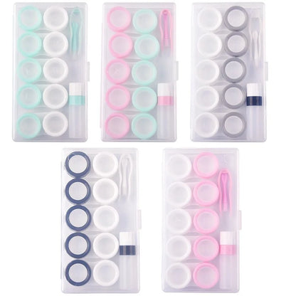 Stainless Plastic Special Forceps For Contact Lense Contact Lens Inserter Remover Soft Tweezer Makeup Tools Portable Wearing Aid