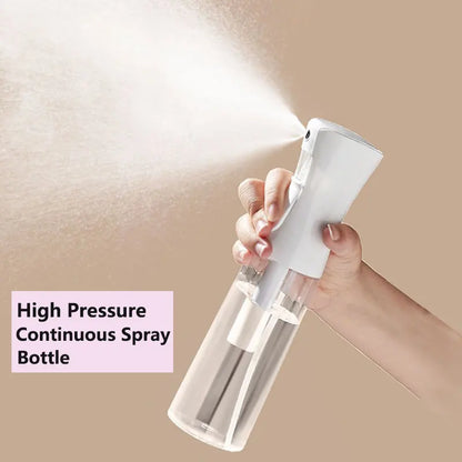 200ml/300ml/500ml High Pressure Continuous Spray Bottle Hair Care Makeup Water Replenishing Spray Bottle Press Mist Spray Bottle