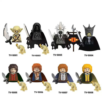 TV6411 Cartoon model minifigure Assemble compatible Puzzle Dolls Mini Action Figures Series Decoration Toys Kids Birthday Gifts