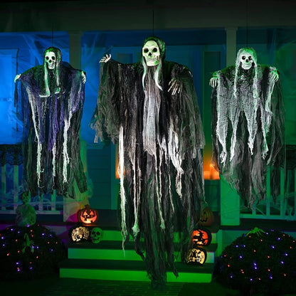 Halloween Skeletons And Scary Ghosts Hang Outdoor Garden Decoration Party
