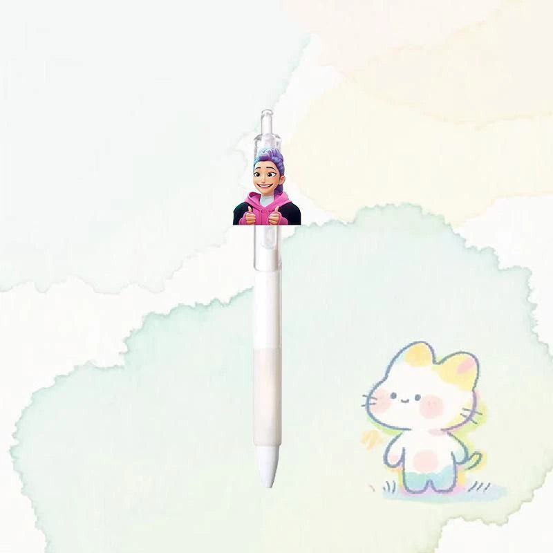 Demon Hunters Gel Pen Kpop Pen Hunter Ballpoint Pen Party Favors for Guest School Office Stationery Supplies Writing Tools