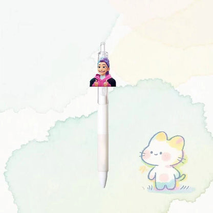 Demon Hunters Gel Pen Kpop Pen Hunter Ballpoint Pen Party Favors for Guest School Office Stationery Supplies Writing Tools