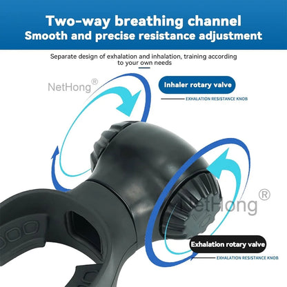 Breathing Trainer Lung Respirator Fiess Equipment Respiratory Exercise Trainin