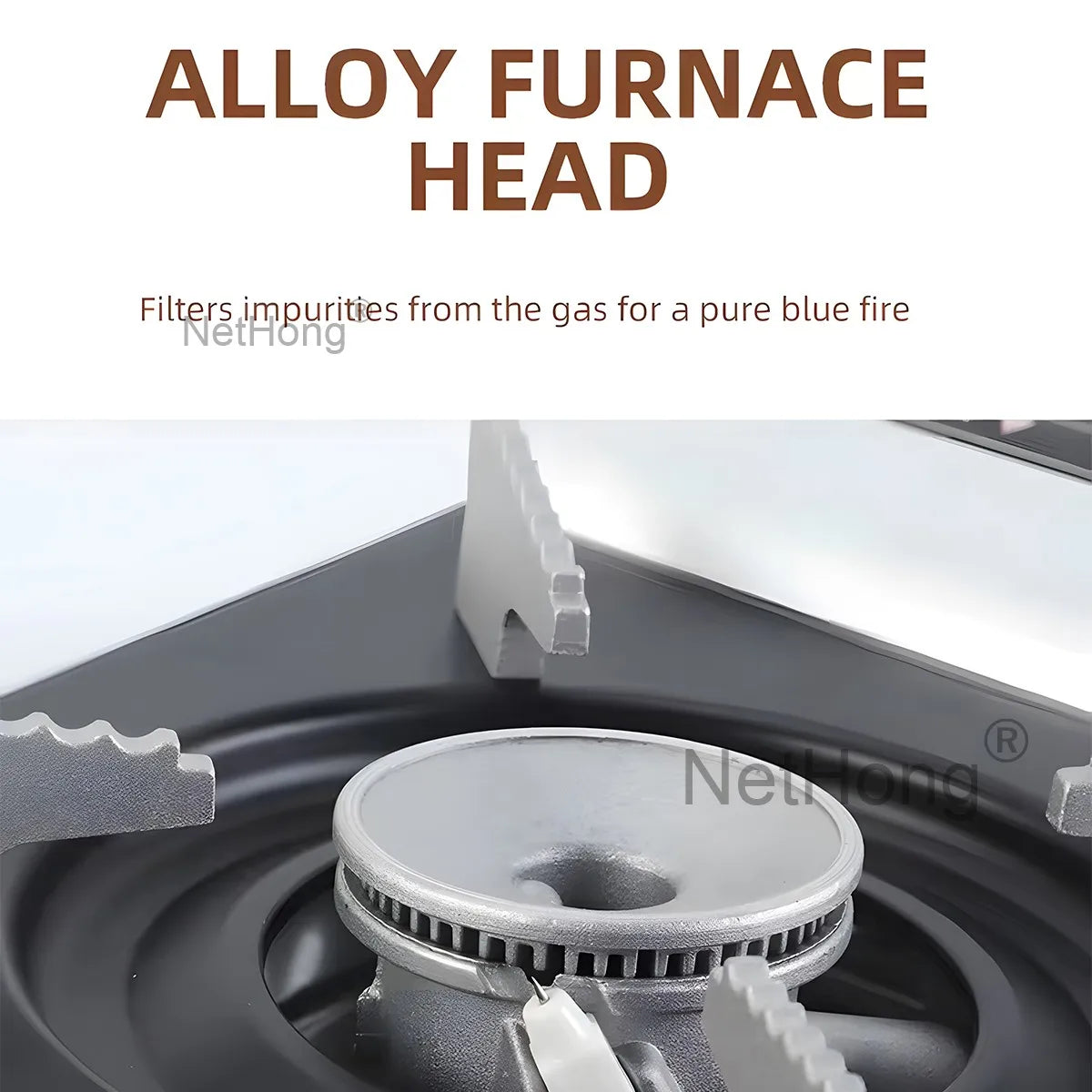 Safety Camping Gas Stove - Portable Single Burner with Auto Shut-Off, Windproof for BBQ Cooking & Outdoor Heating