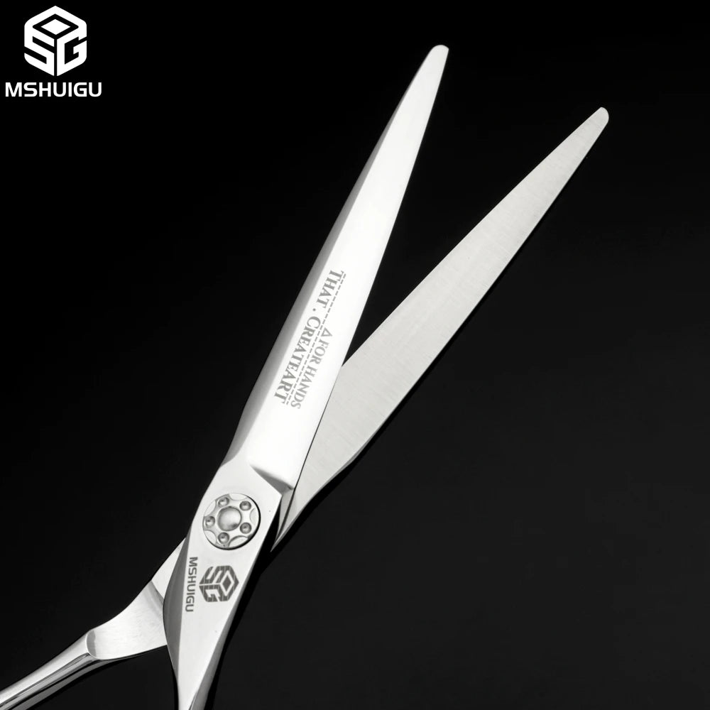 MSHUIGU professional barber Small size scissors 440C 5-5.5-6inch Multifunctional thinning shears Salon Tool Accessories