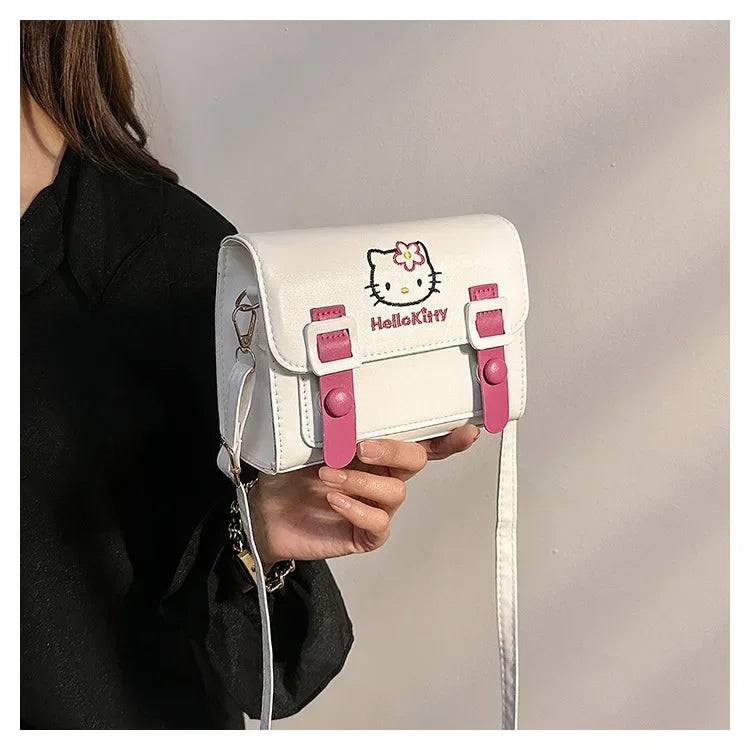 Anime Sanrio Crossbody Bags Hello Kitty Melody Kuromi Cinnamon Girls Women Luxury Brand Bag High Quality Designer Bags Gifts