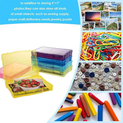 Jumbo Photo Storage Box 800 5X7 Picture Album Organizer Container Craft Case