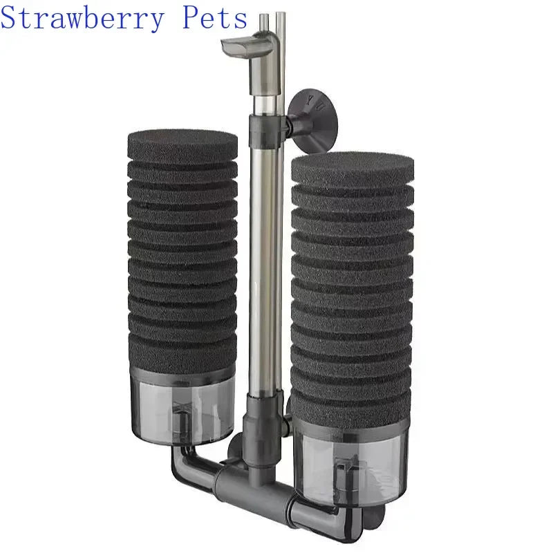 Premium Aquarium Bio Filter - Biochemical Sponge Filter for Fish Tank Air Pump & Skimmer System